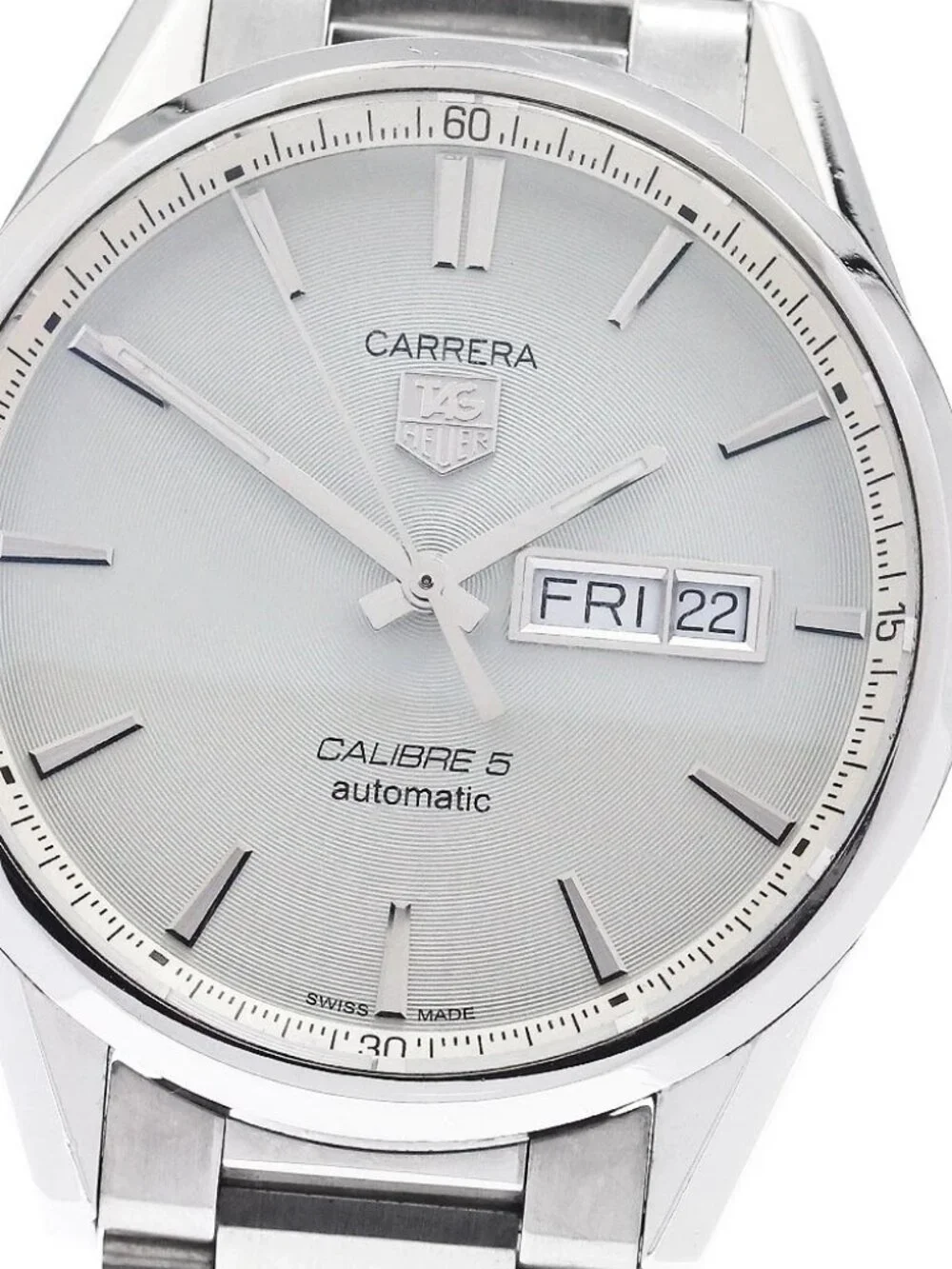 TAG HEUER Carrera Caliber 5 WAR201B.BA0723 Day date Automatic Men's Watch_952761